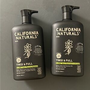 California Naturals Men's Thick & Full Shampoo and Conditioner Set